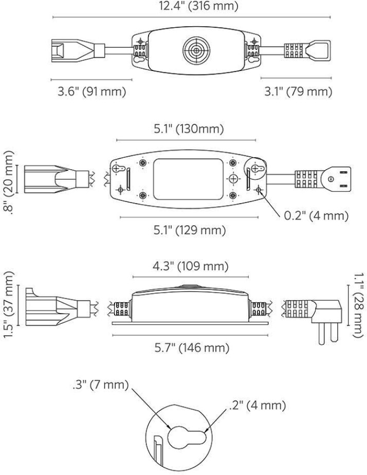 Hunter FXLuminaire Wi-Fi plug type FXWIFIPLUG Ecoline
