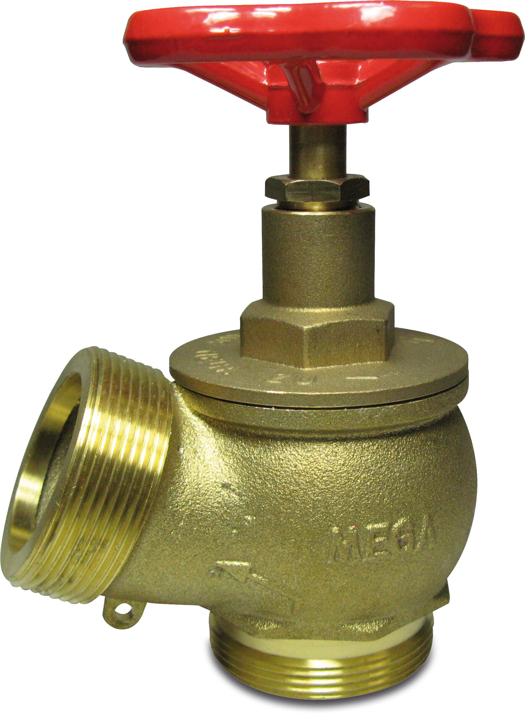 Hydrant valve brass 2" male thread 16bar