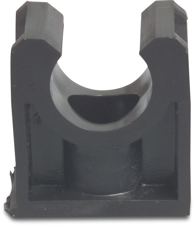 Pipe clamp PE 32 mm black type HT