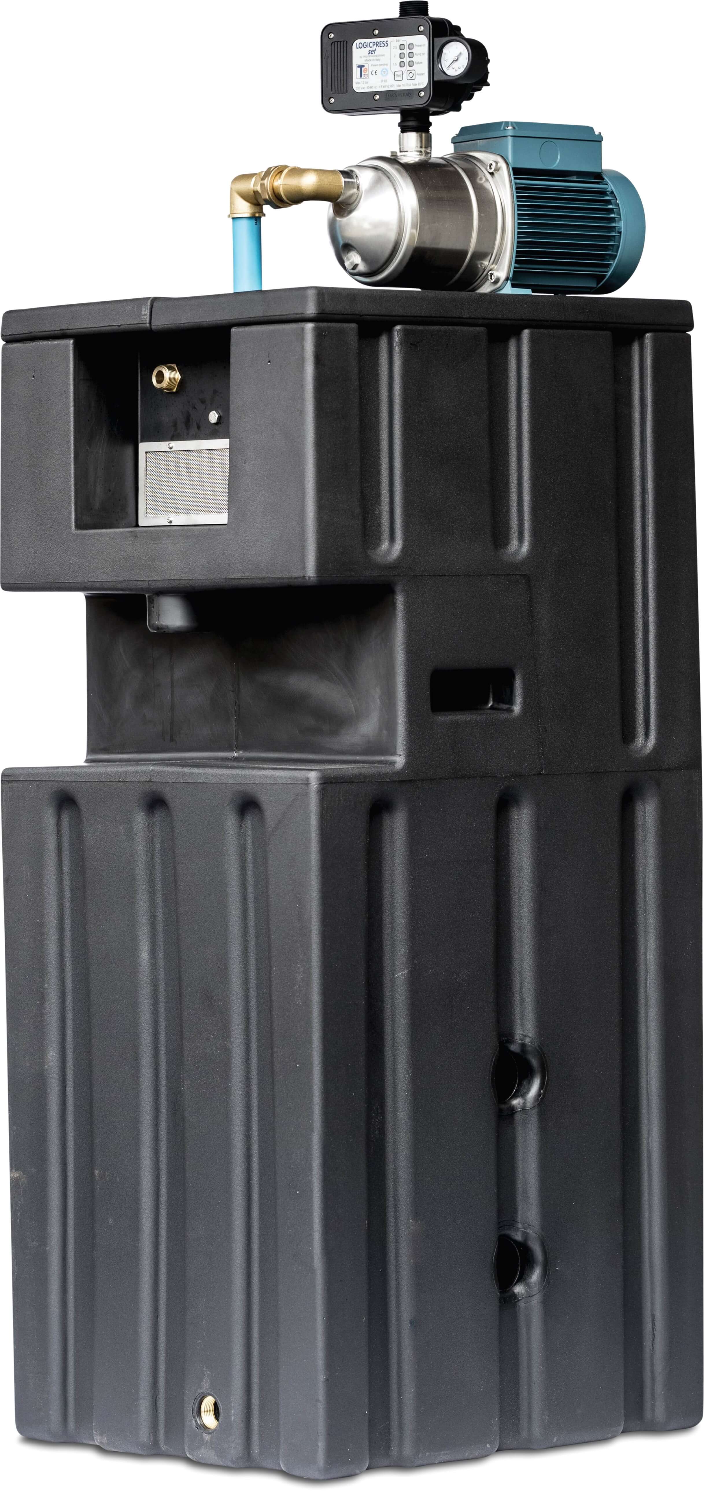 Zulaufbehälter 3/4" x 1" Außengewinde 230VAC BELGAQUA type Combi DSCT mit MXAM 204 & Logicpres Set