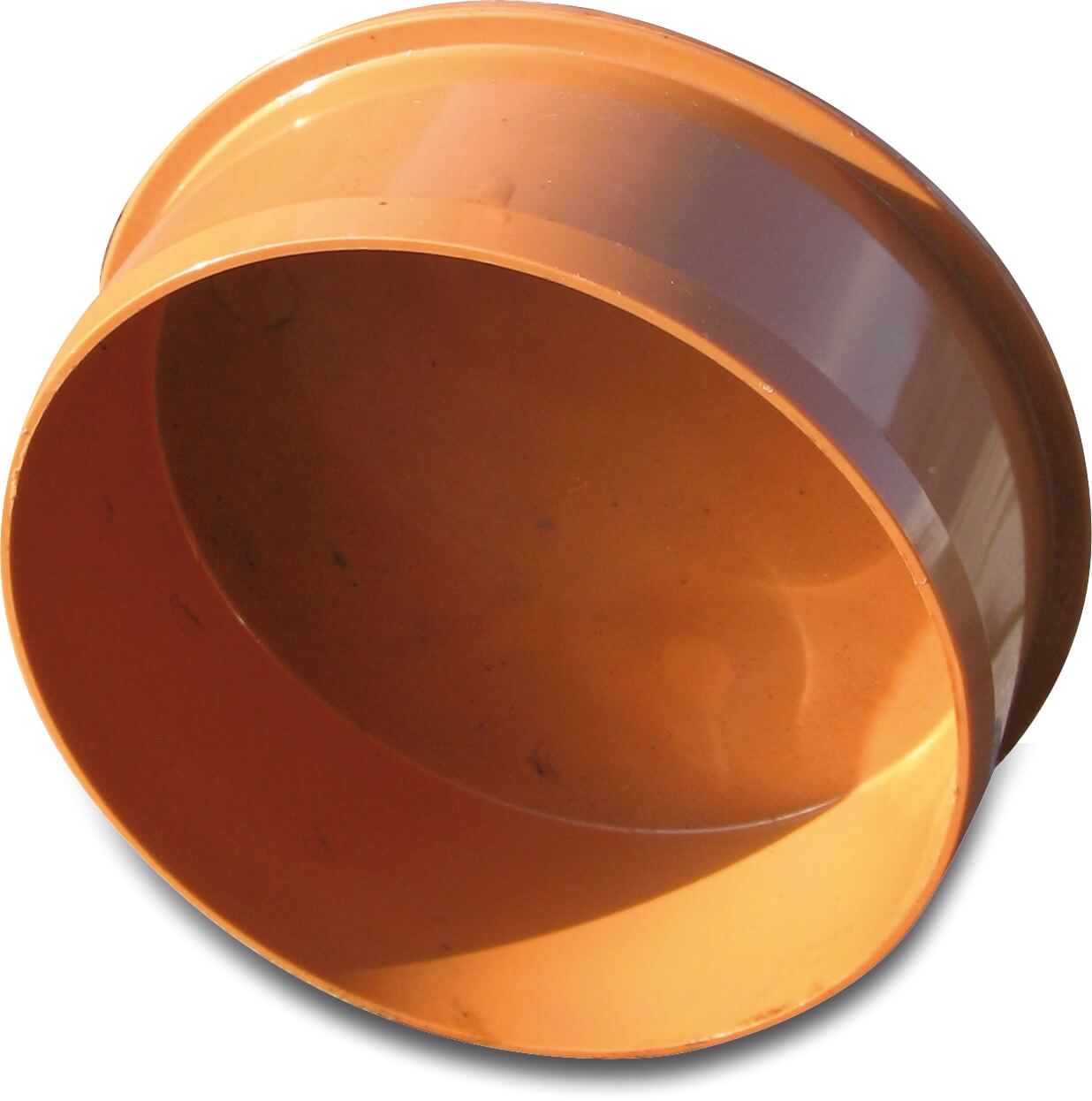 Korek PVC-U 110 mm SN4 tuleja czerwono-brązowy