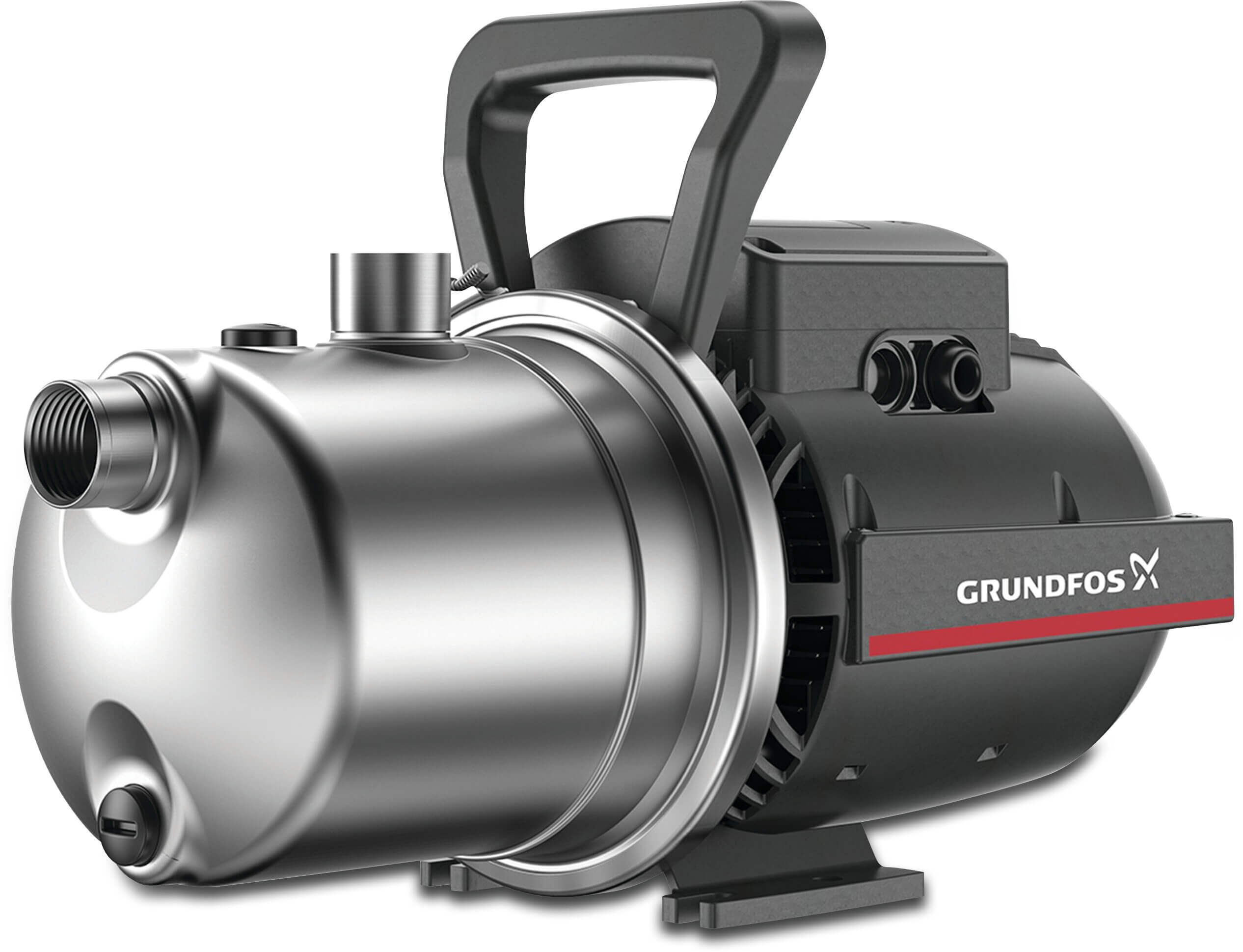 Grundfos Self priming booster pump stainless steel 1" female thread 3.9A 230VAC type JP4-47
