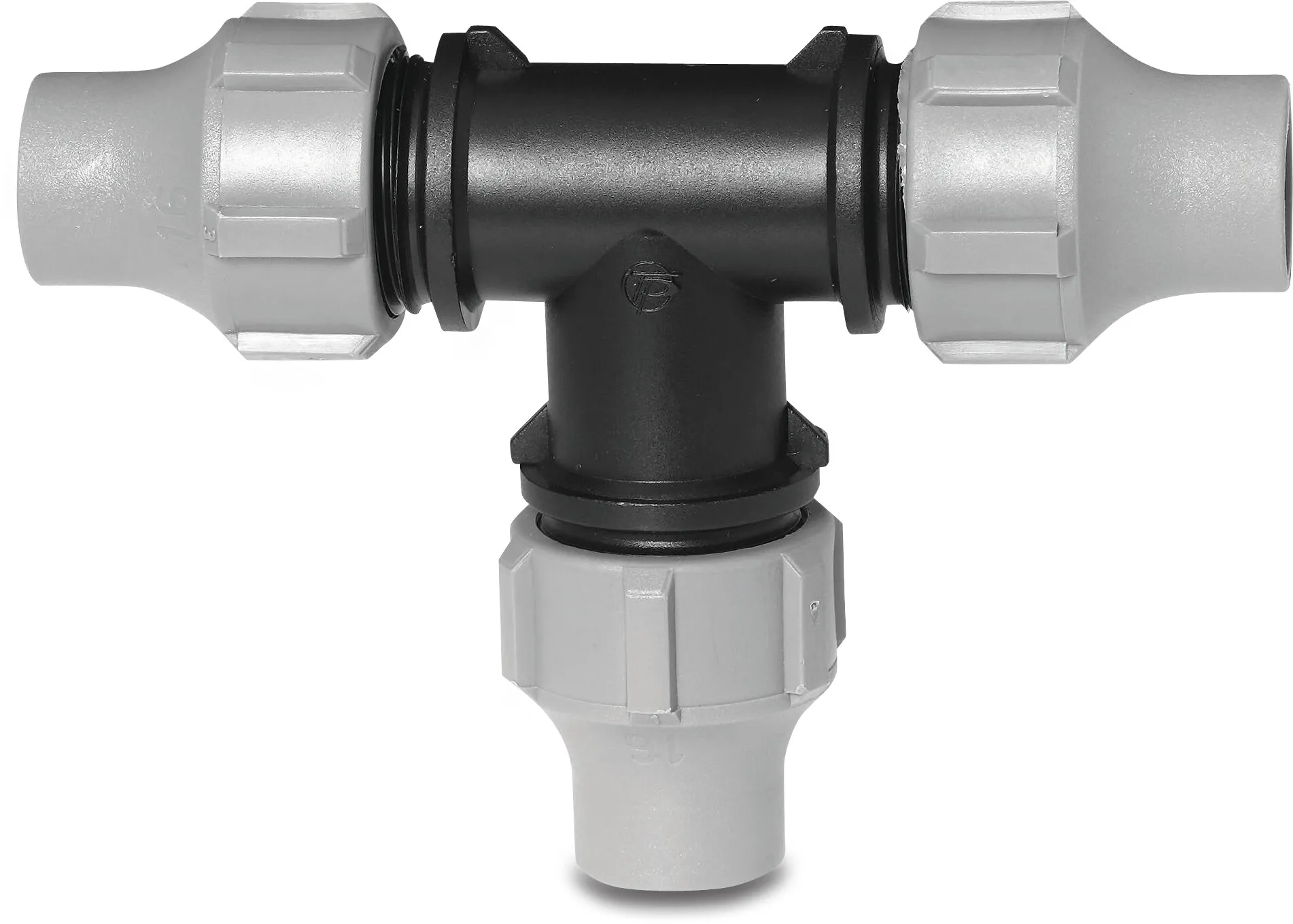 Tavlit T-piece 90° PP 20 mm lock 10bar