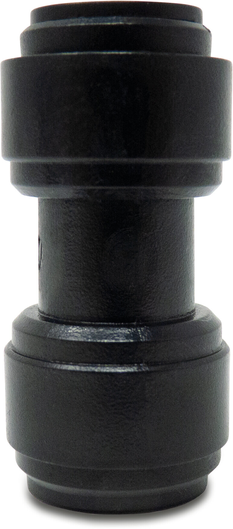 Socket POM 10 mm x 8 mm push-in 16bar black WRAS type Aquaspeed