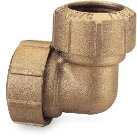 Itap Elbow 90° brass 20 mm compression 16bar DVGW type 050