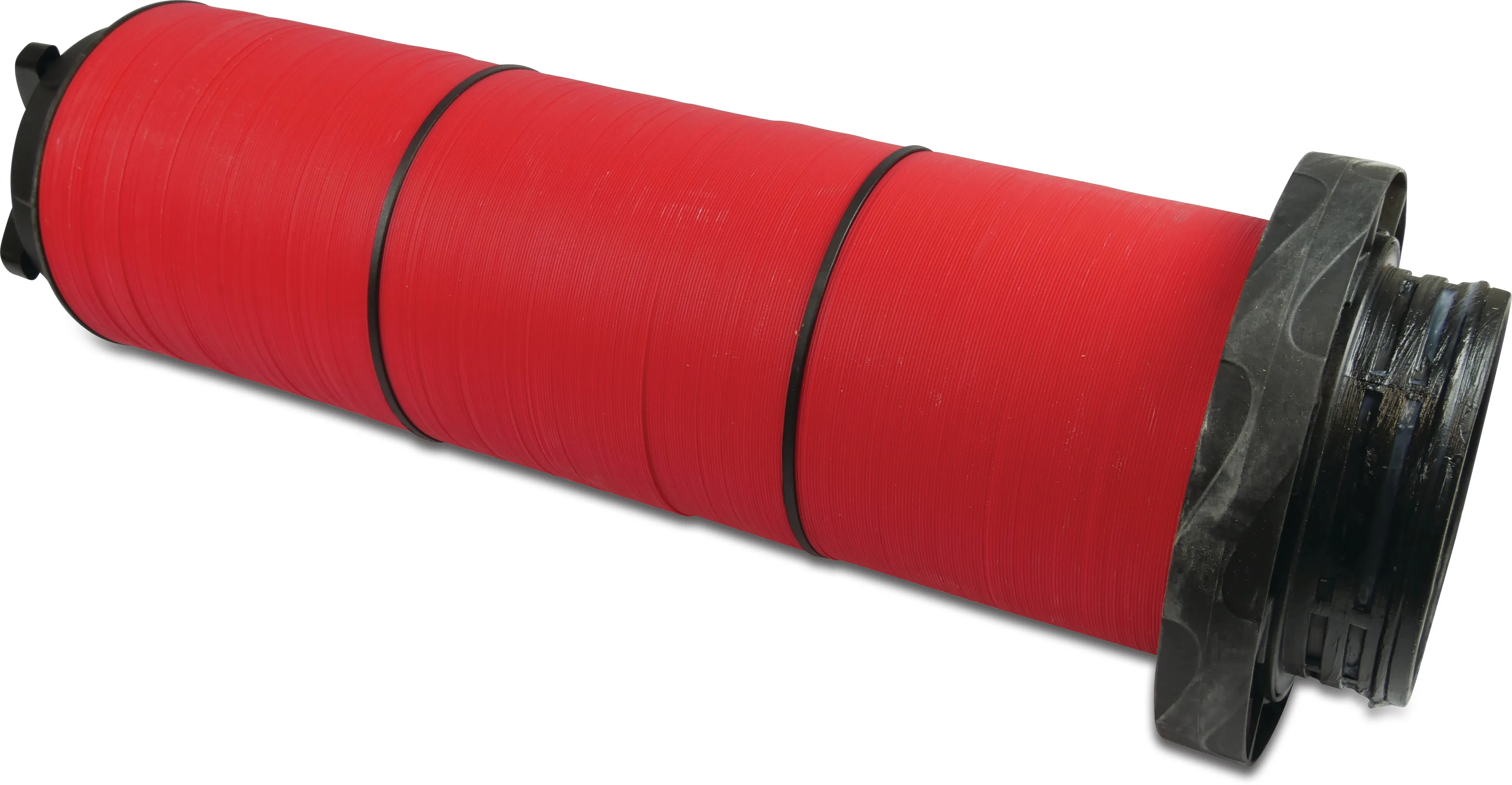 Azud Ledningsplacerat spiralfilter fiberglasförstärkt nylon 6" fläns 10bar 130mikron disk svart type 204/6FX DLP