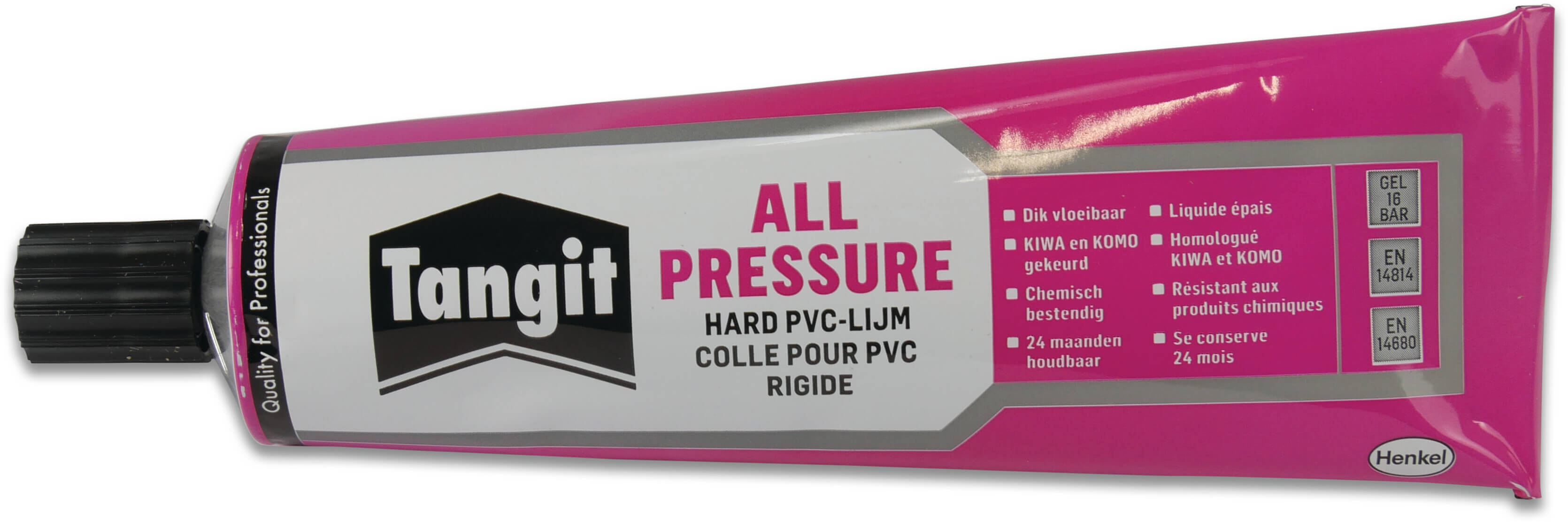 Tangit PVC-lijm 125g tube KIWA type All Pressure label NL/FR