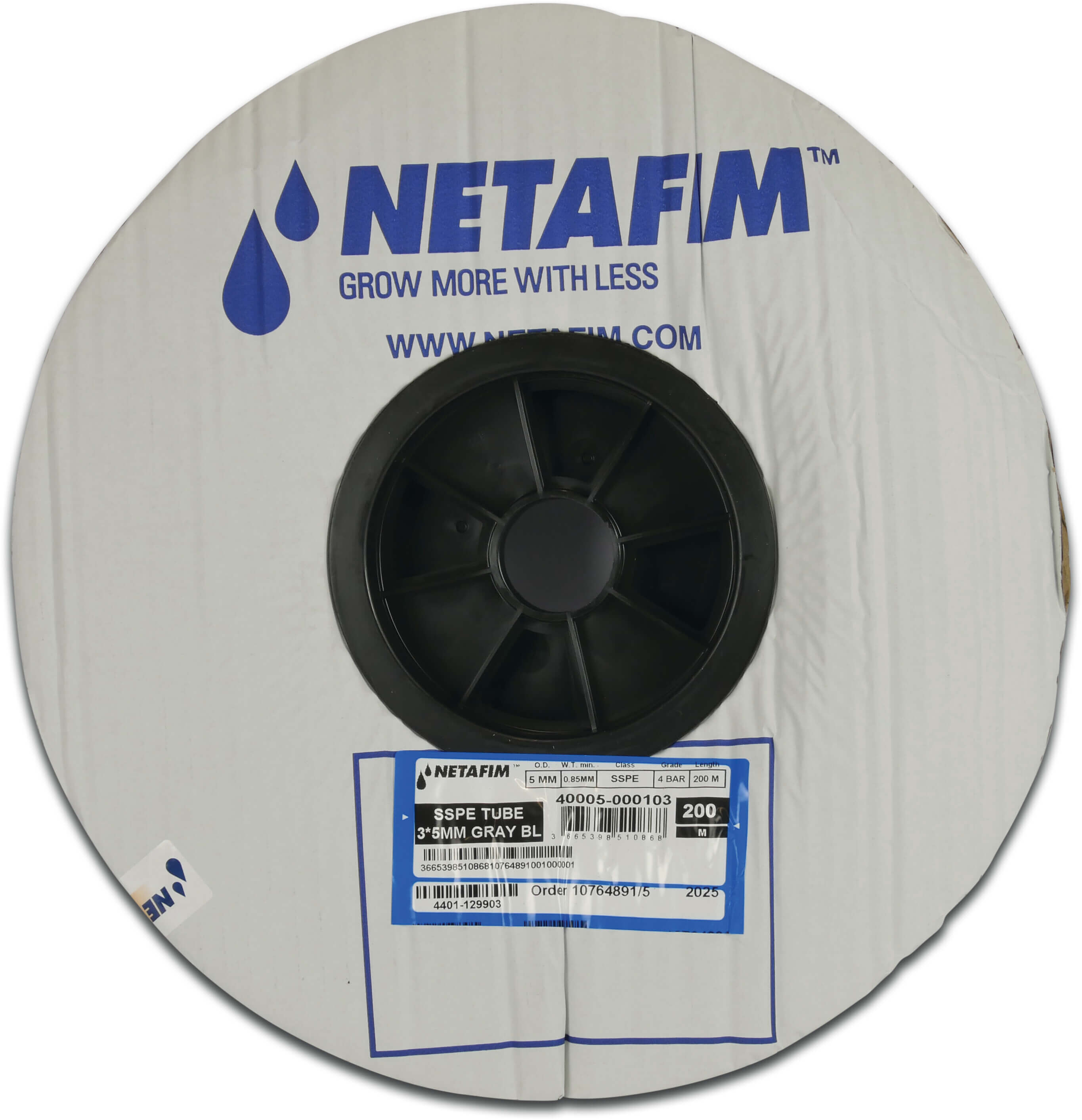 Micro hose PE 3/5 mm Grau 200m