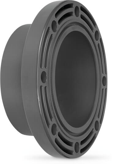 VDL Lijmflens (O-ring) PVC-U 200 mm lijmmof grijs