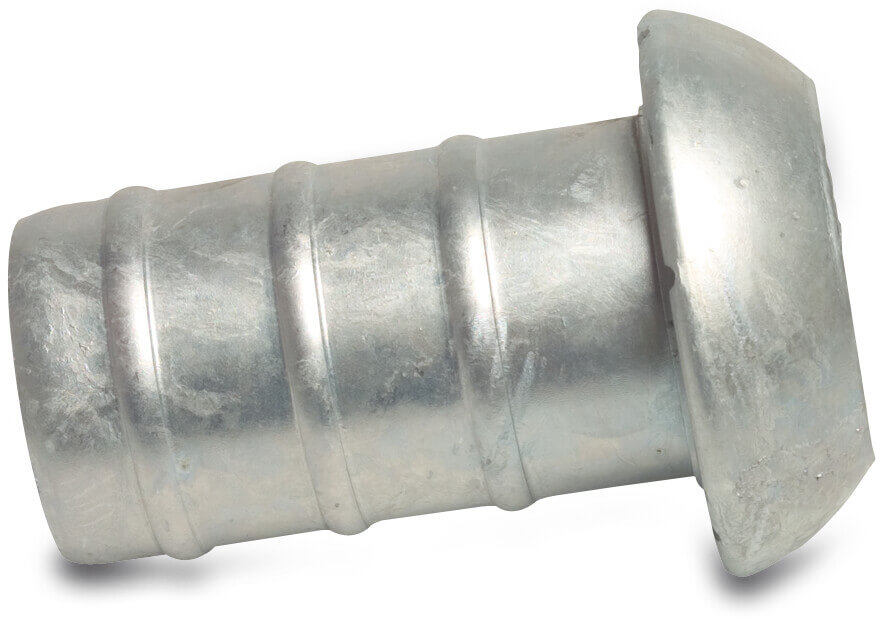 Schnellkupplung Stahl Verzinkt 133 mm x 125 mm V-Teil Kardan x Schlauchtülle Typ Kardan