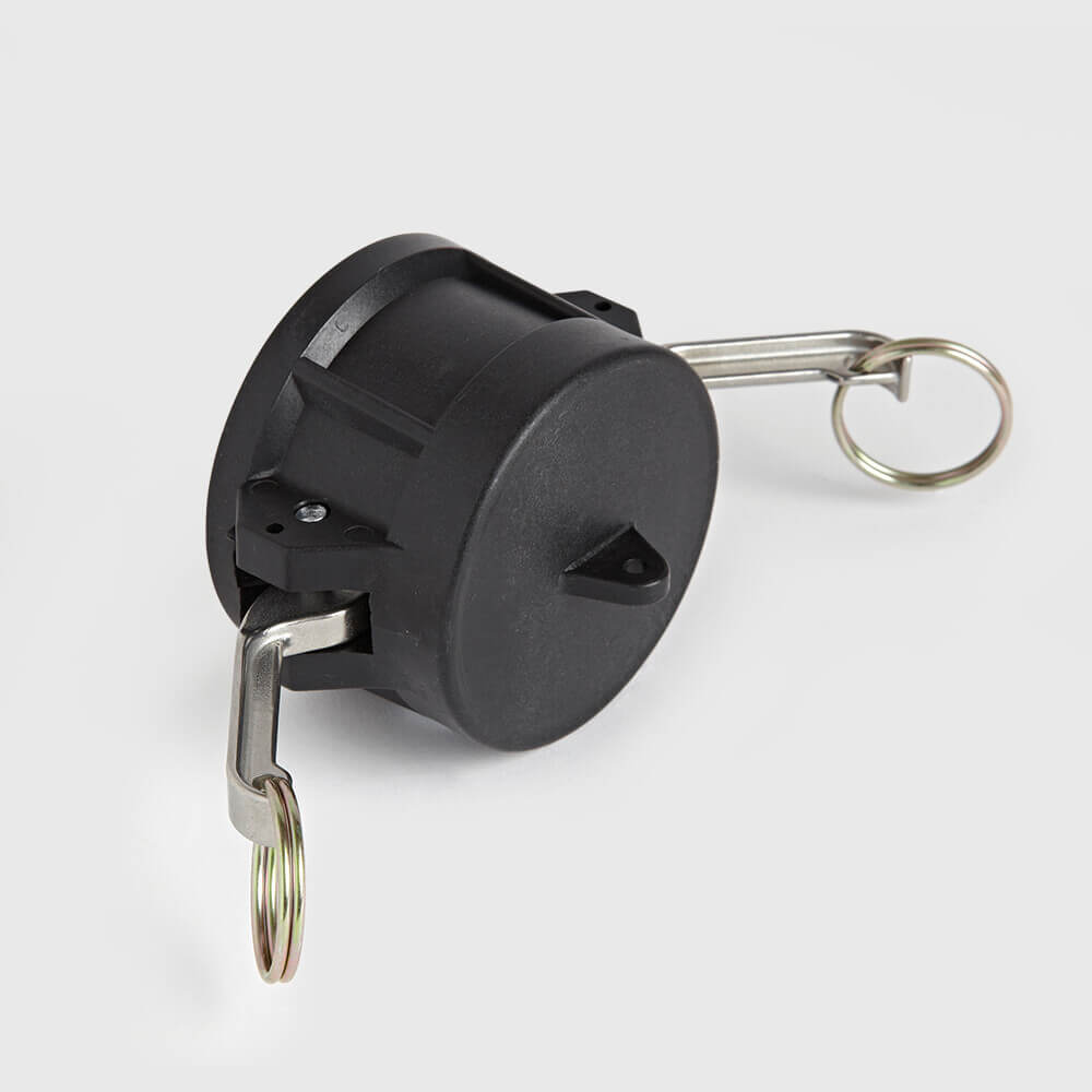 Quick coupler cap PP 2" female part Camlock 6bar black type Camlock DC