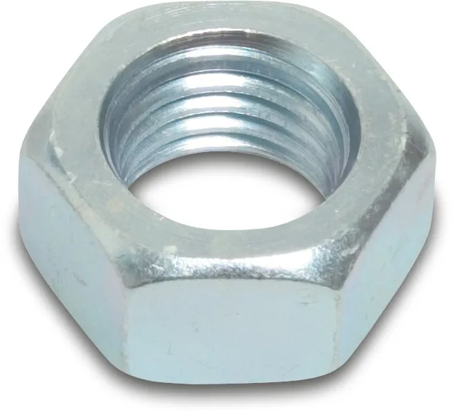 Hexagon nut steel galvanised M8