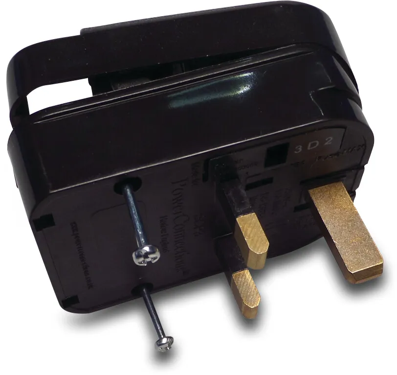 Steckerwandler Typ gesicherte Abdeckung 10A-Sicherung