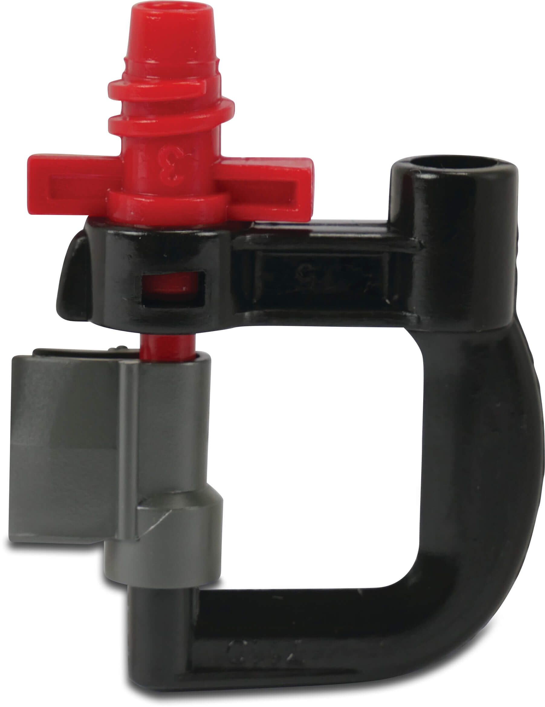 NaanDan Mikrosprinkler plastik bayonet M 1,4 mm 360° blå type Hadar - 7110, inverteret