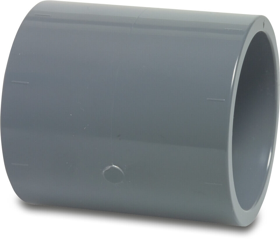 Profec Muff PVC-U 250 mm limsockel 10bar grå