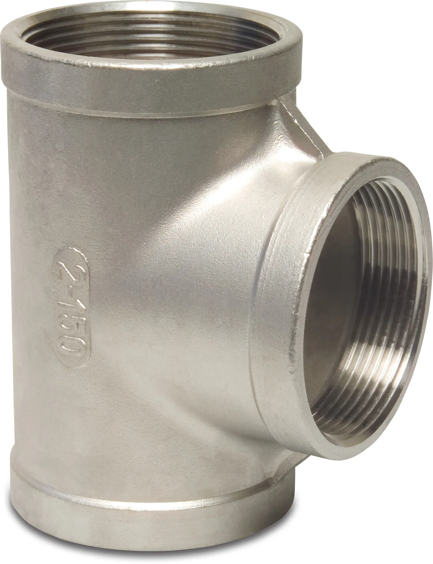 Profec Nr. 130 T-piece 90° stainless steel 316 4" female thread 16bar