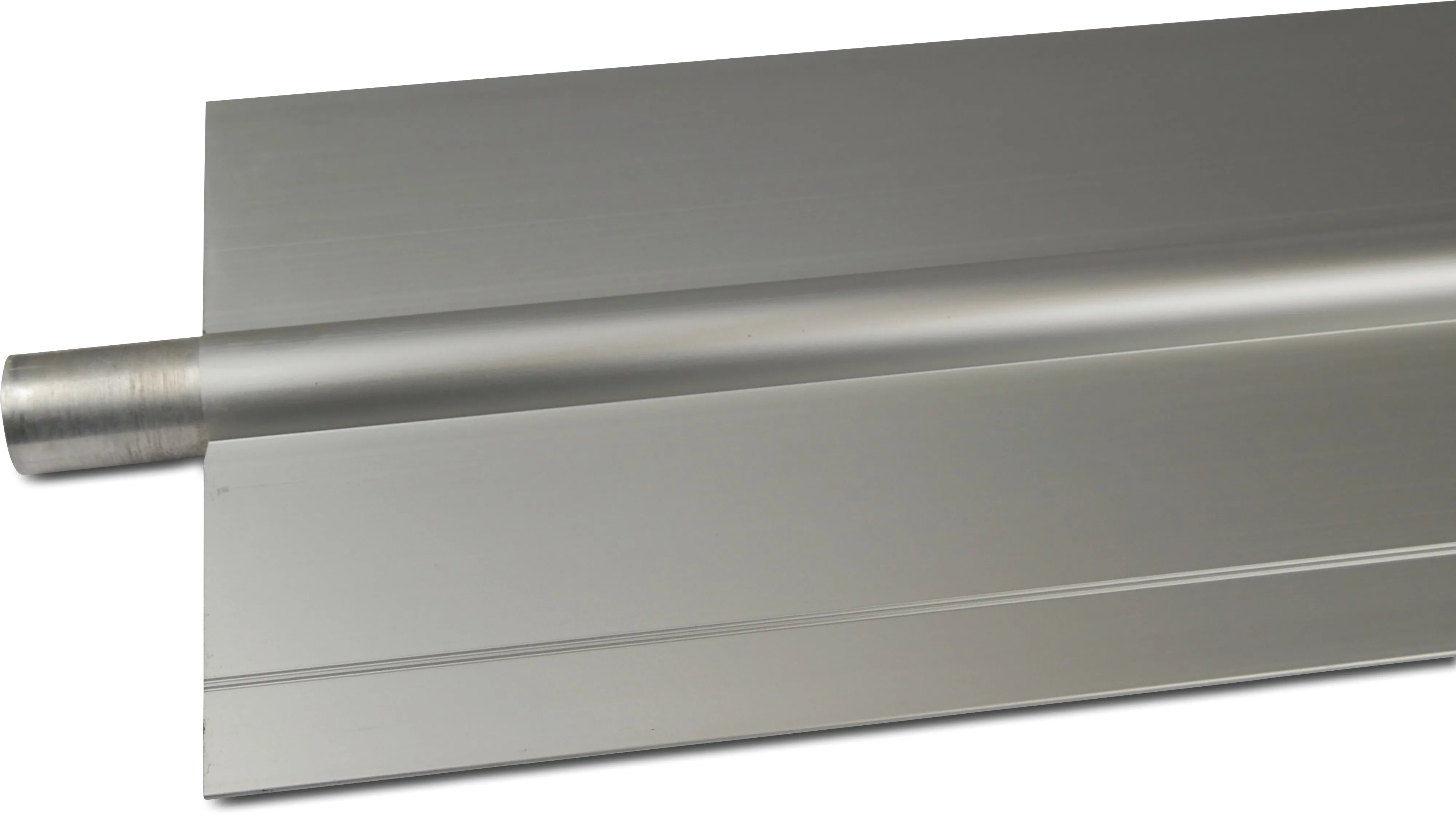 Twin-buis aluminium geanodiseerd 22 mm glad 2m