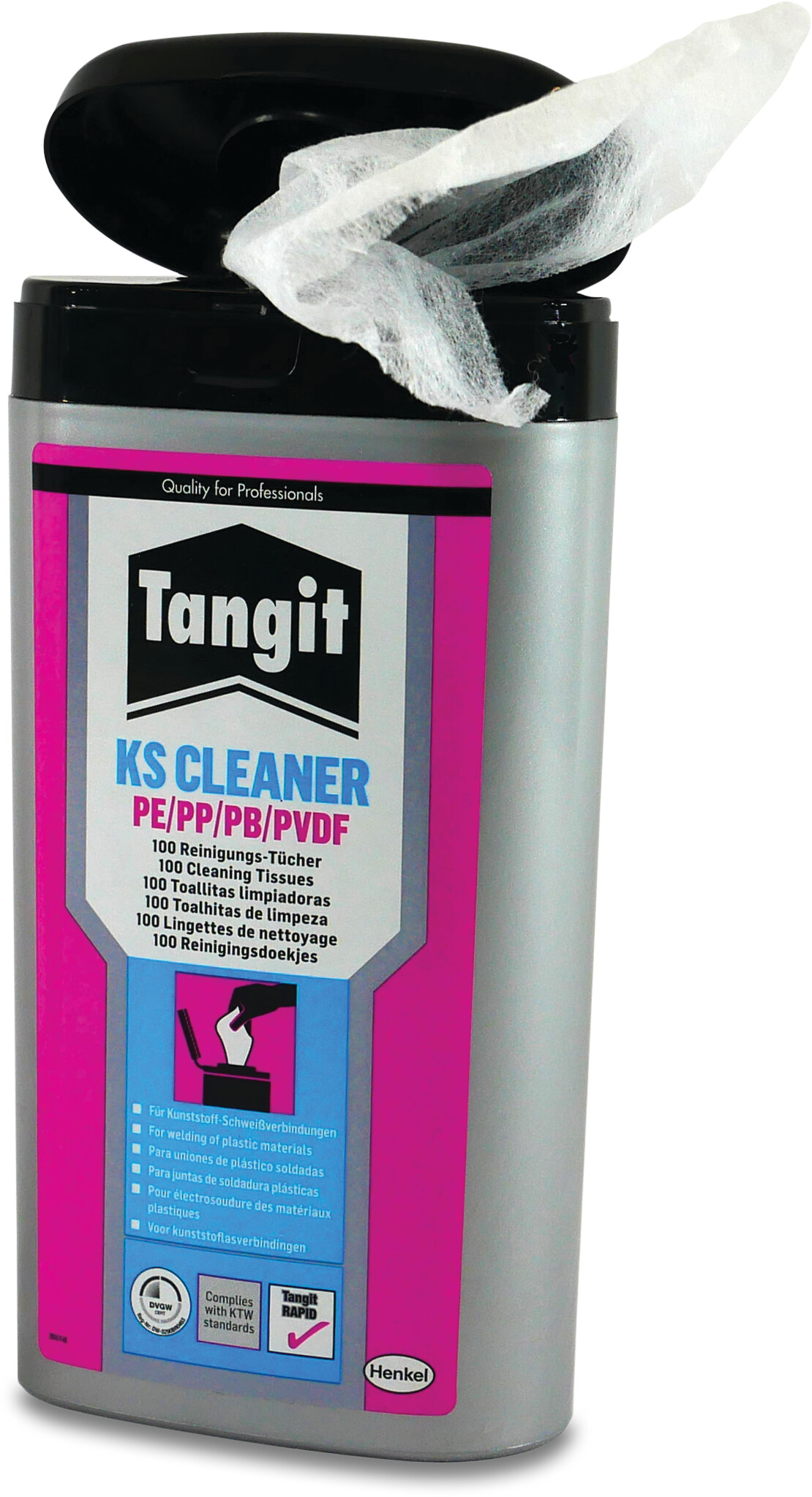 Tangit Cleaning wipes for PE/PP/PVDF type KS