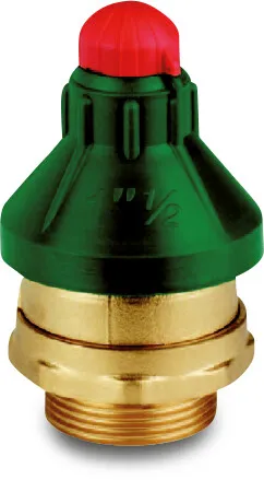 MZ Vacuum valve brass 1 1/2" male thread type 0810