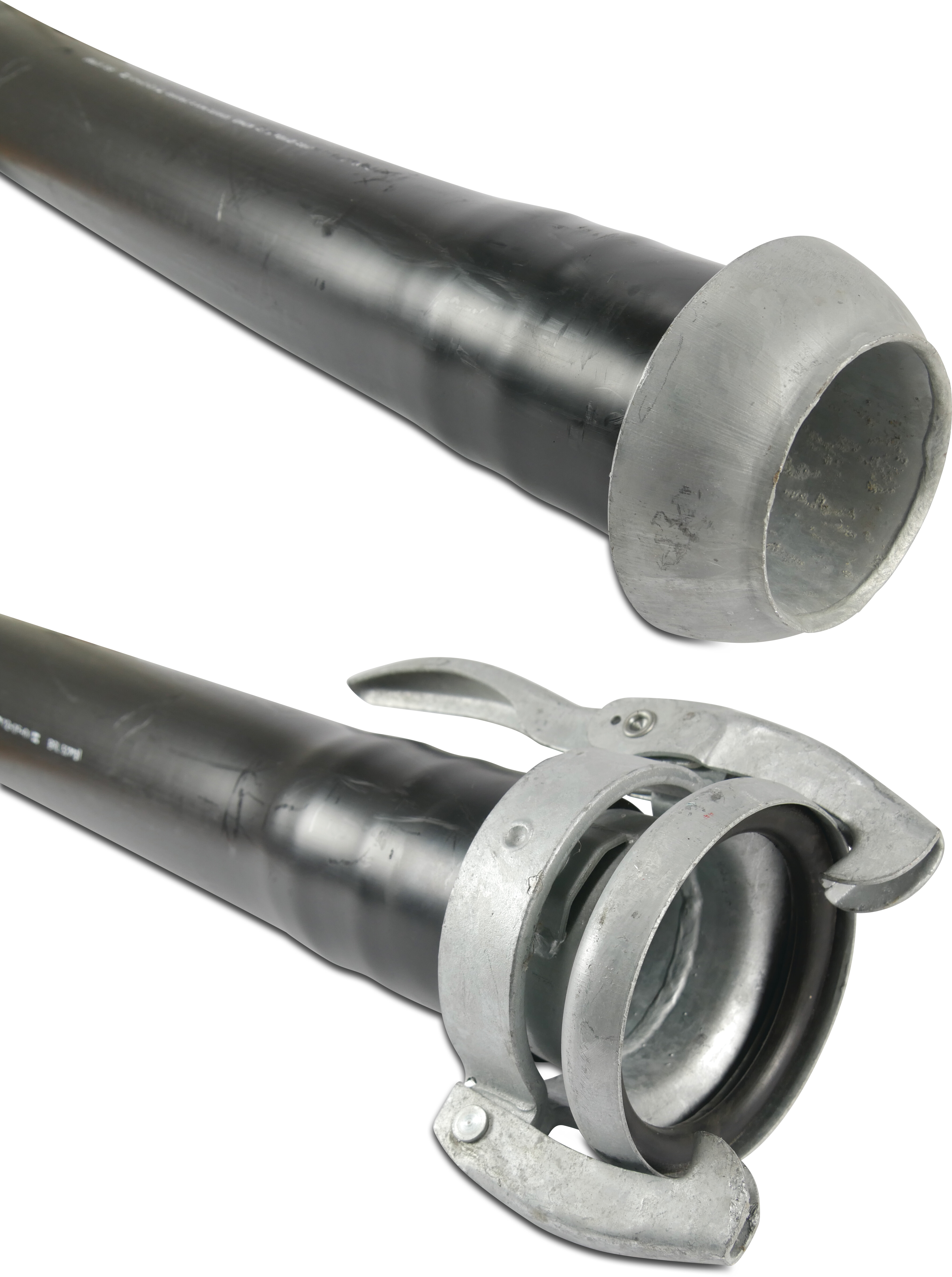 Quick coupler pipe PE40 regenerated 108 mm female part Perrot x male part Perrot 6m type Perrot