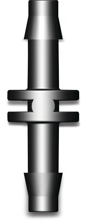 Schlauchverbinder PP 4,5 mm Tülle 3,5bar Schwarz