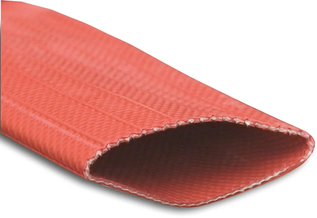 Durastar Flat rubber hose NBR/polyester 51 mm 17bar red 20m