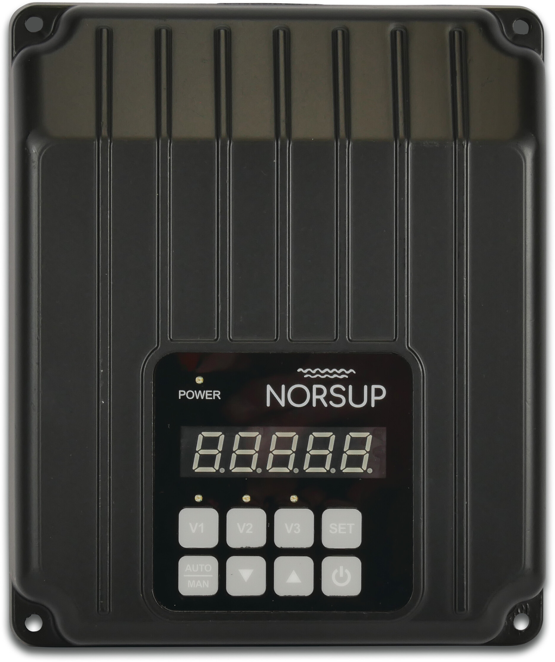 Terminal box cover with control panel