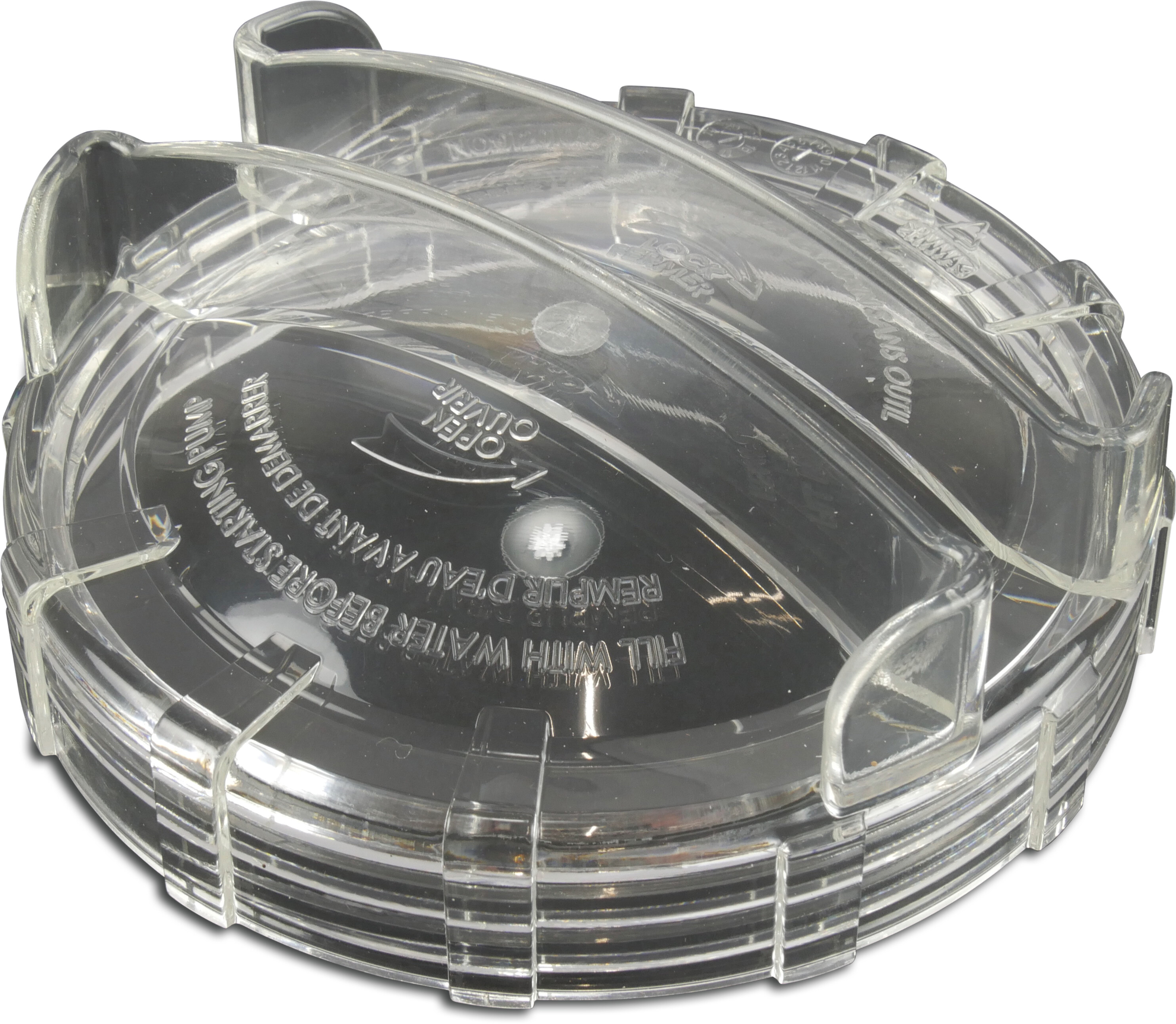 Transparent lid for SS pump