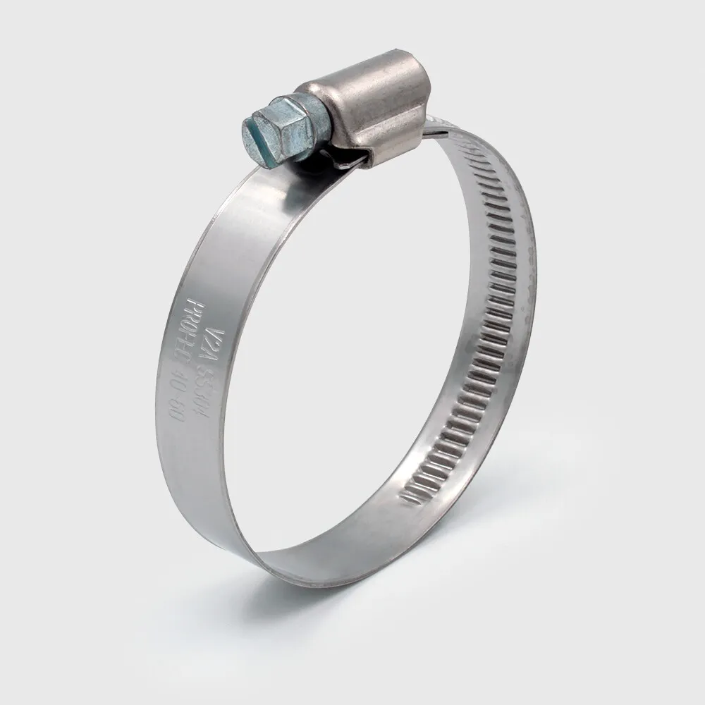 Profec Wormdrive hose clip stainless steel 304 16 mm x 27 mm type W4 12 mm