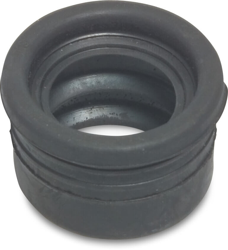 Manchetring rubber 75 mm x 50 mm spie x manchet zwart