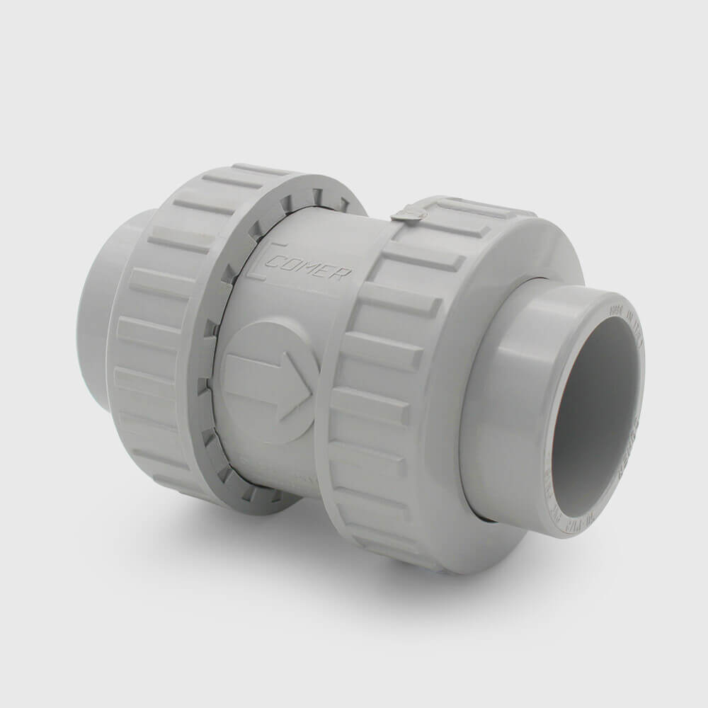 Check valve spring loaded PVC-C 20 mm glue socket