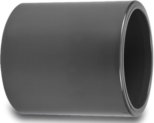 VDL Sok PVC-U 10 mm lijmmof 16bar grijs