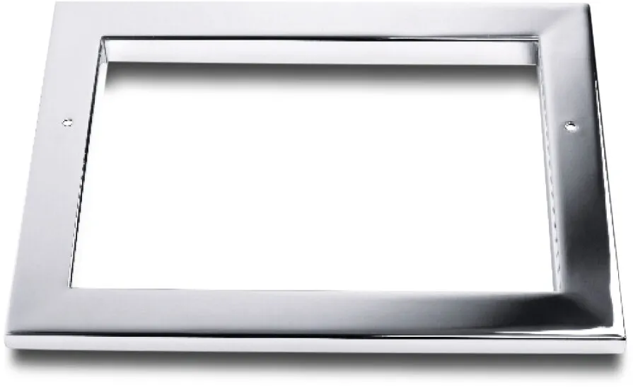 Ocean Flansch mit Blende für Skimmer Edelstahl 316 211 mm x 263 mm Edelstahl Kleiner Maßstab Typ Standard