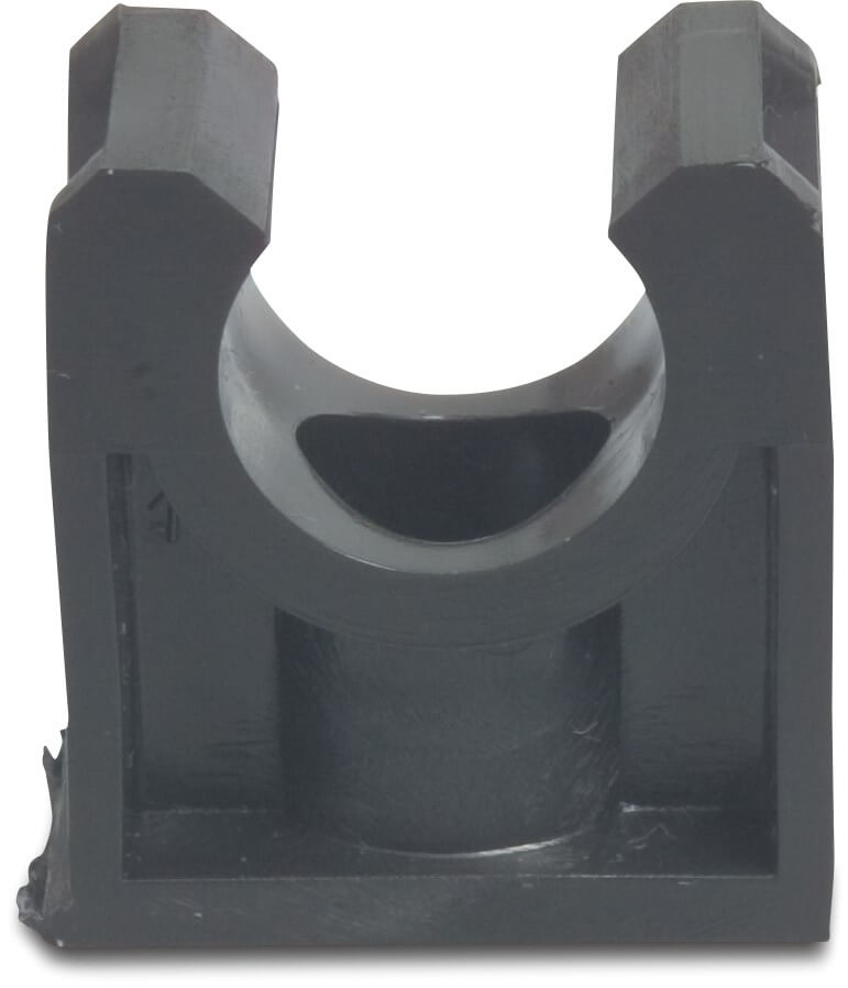 Pipe clamp PP 16 mm black type HT