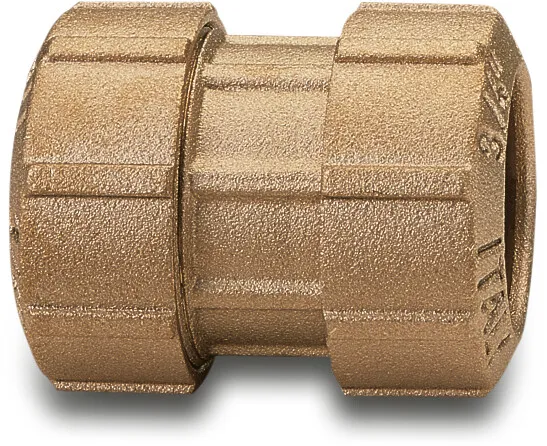 Itap Socket brass 25 mm compression 16bar DN20 DVGW type 020