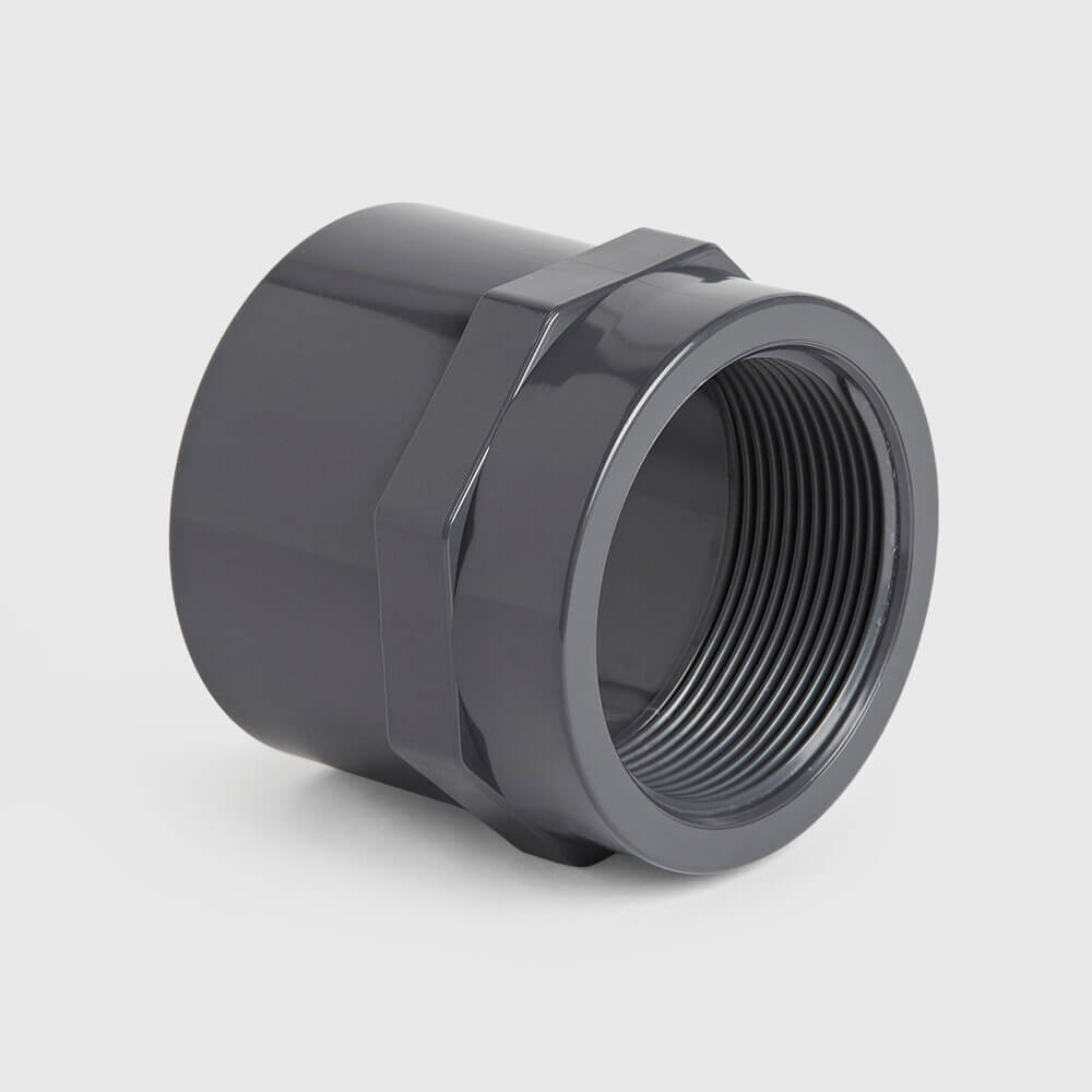 Comer Overgangssok PVC-U 3/8" imperial lijmmof x binnendraad