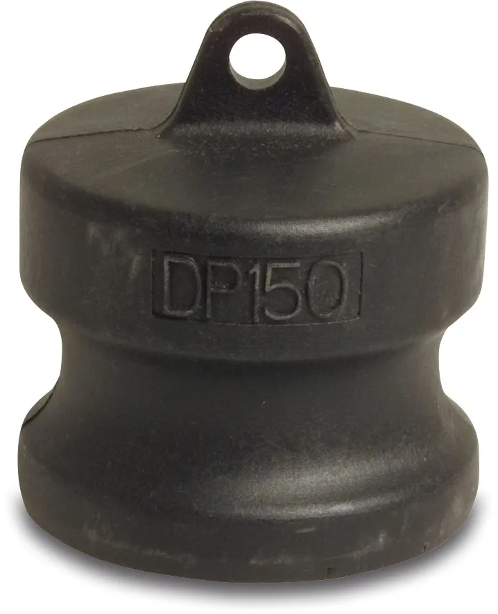 Quick coupler PP 1/2" male part Camlock 7,5bar black type Camlock DP