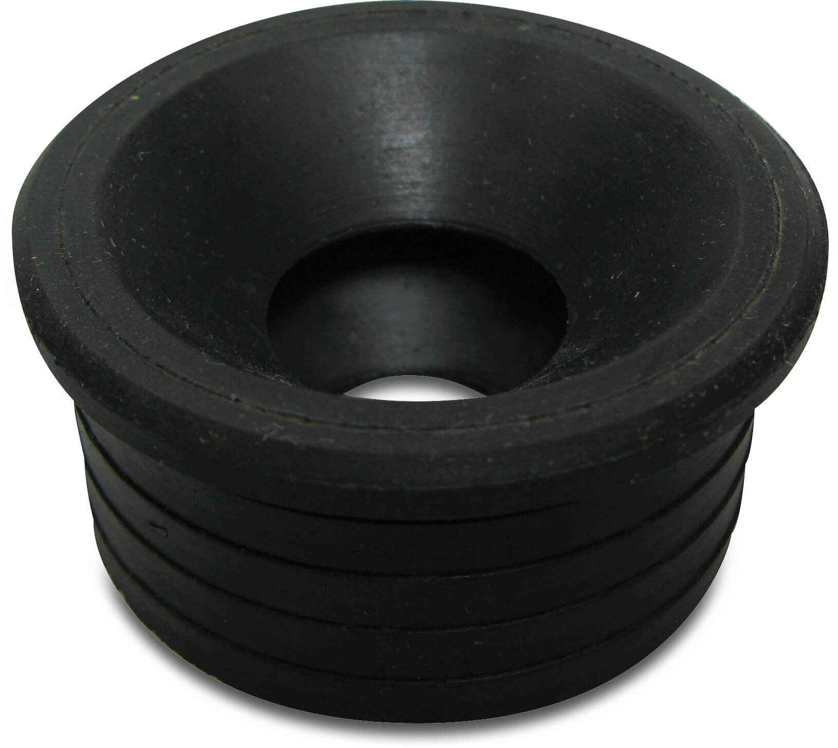 Reduzierstück Gummi 50 mm x 1 - 1 1/4" Stutzen x Siphon Manschette Schwarz