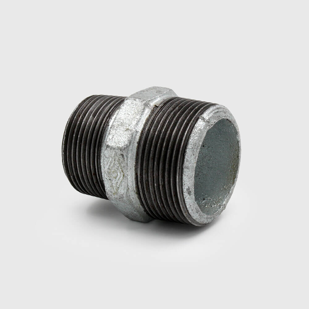 Profec Nr. 245 Raccord de réduction fonte galvanisé 1/2" x 1/4" filetage mâle 25bar DVGW