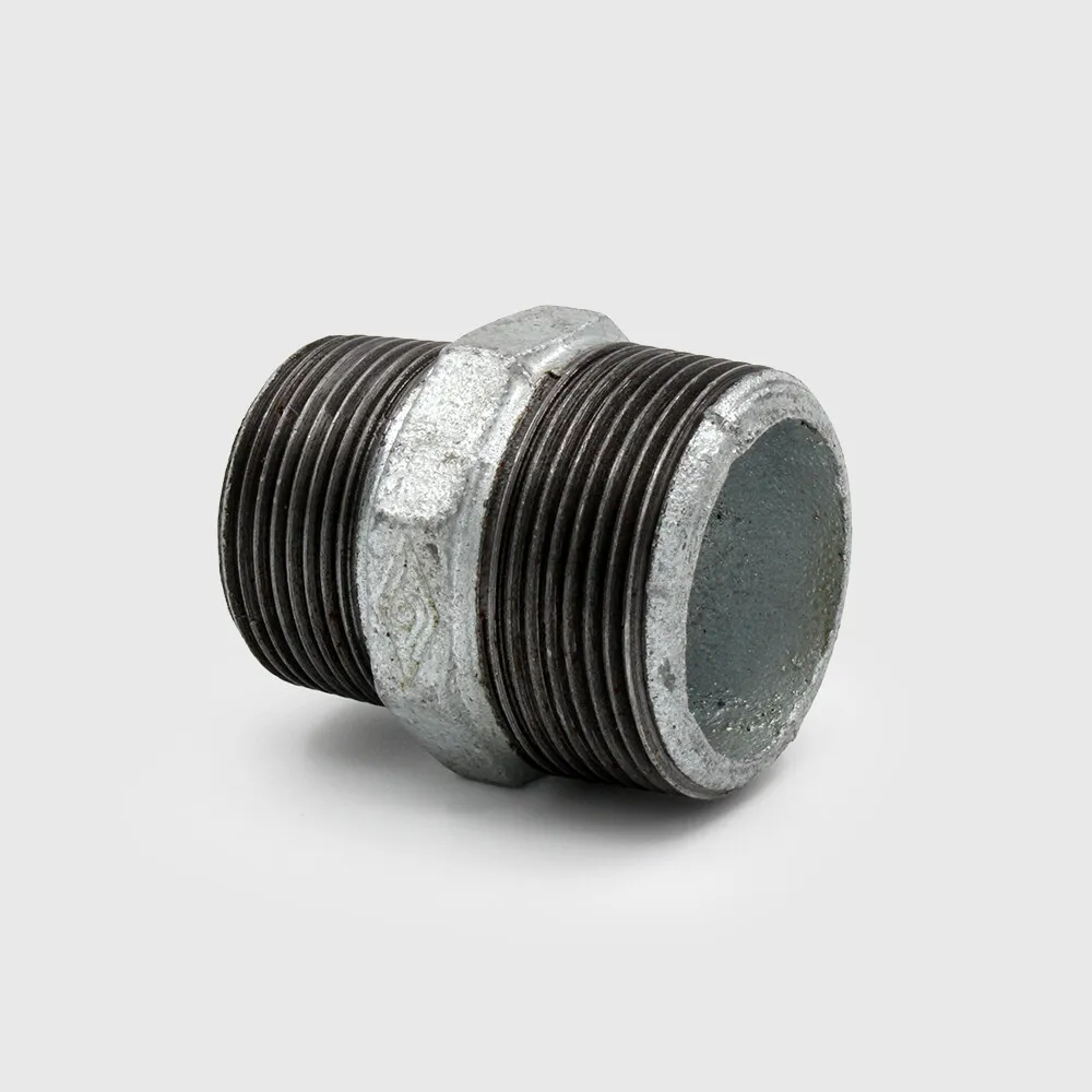 Profec Nr. 245 Verloopnippel gietijzer gegalvaniseerd 1 1/4" x 1" buitendraad 25bar DVGW