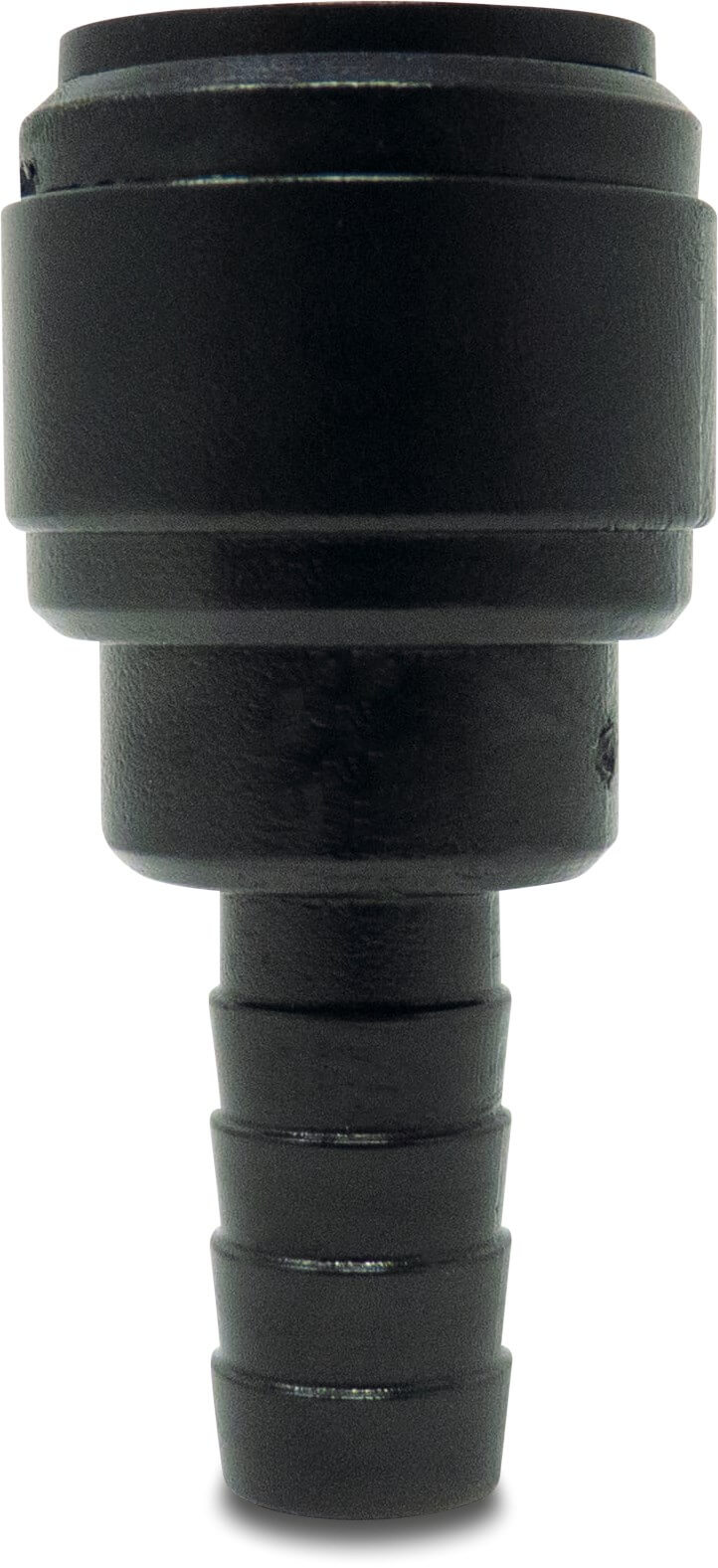 Übergangsverbinder POM 12 mm x 10 mm Einsteck x Tülle 14bar Schwarz WRAS type Aquaspeed