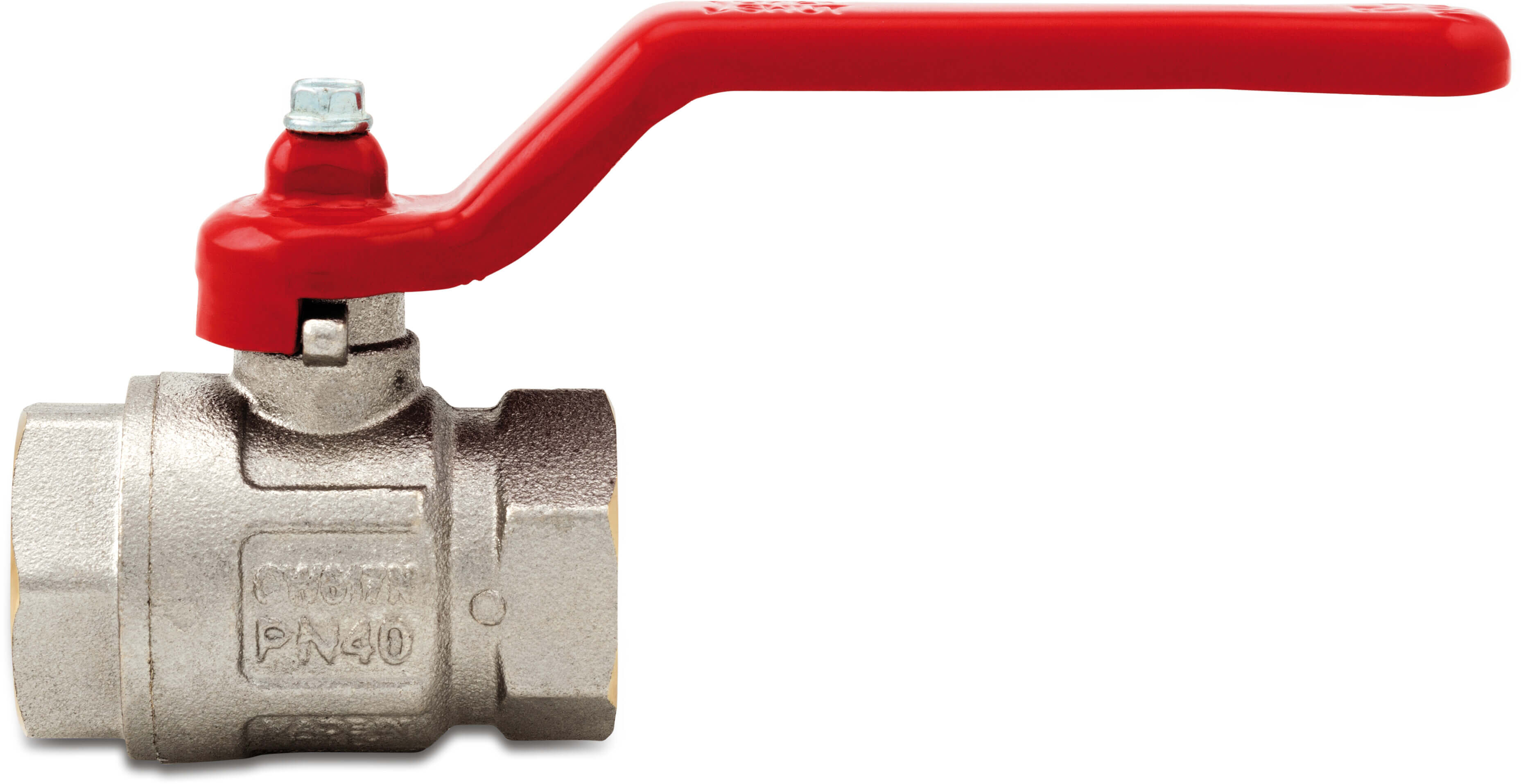 Itap Ball valve brass nickel plated 2 1/2" female thread 18bar type 090