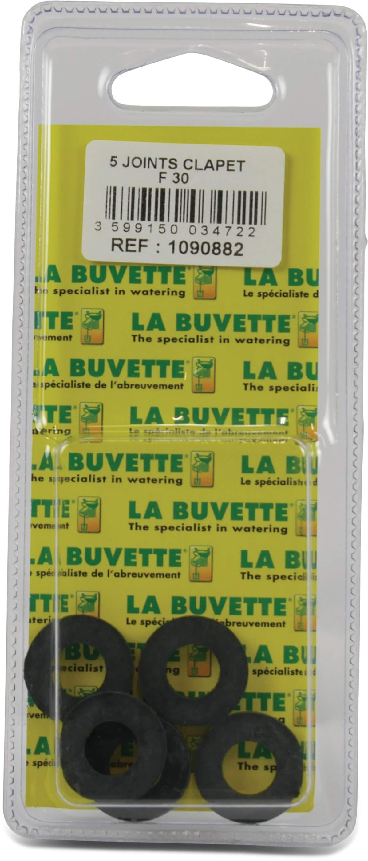 La Buvette Ventielafdichting voor F 30 in blister van 5 stuks (1090882)