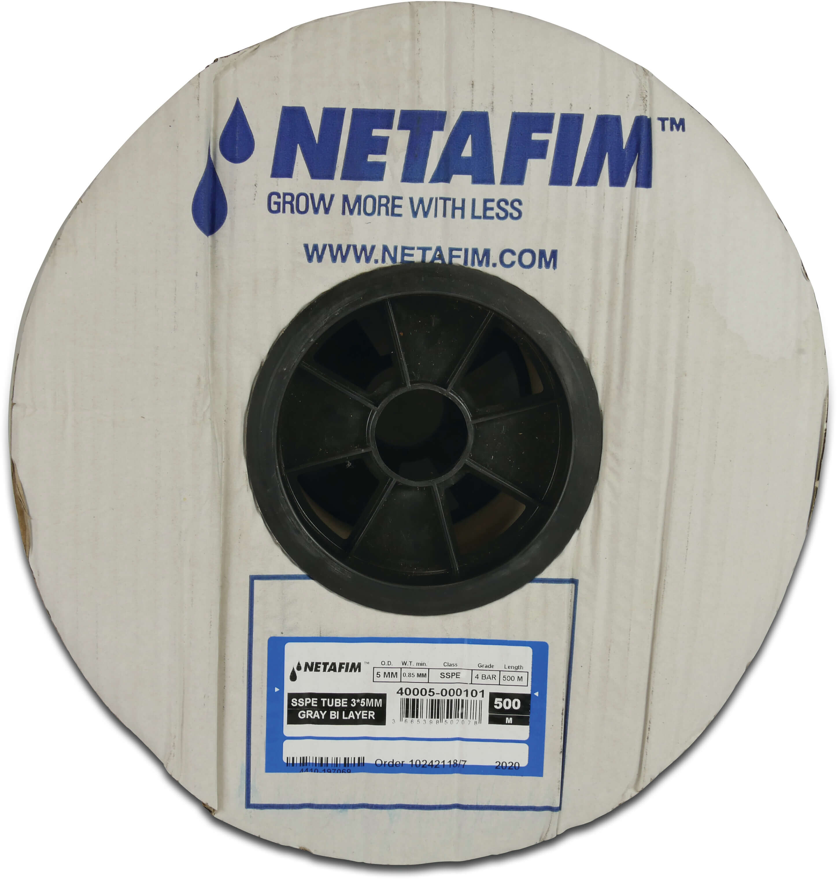 Micro hose PE 3/5 mm Grau 500m