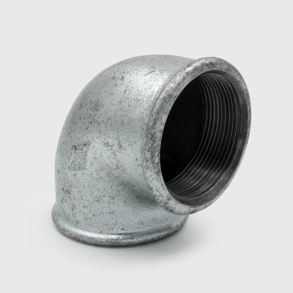 Profec Nr. 90 Elbow 90° cast iron galvanised 2" female thread 25bar DVGW