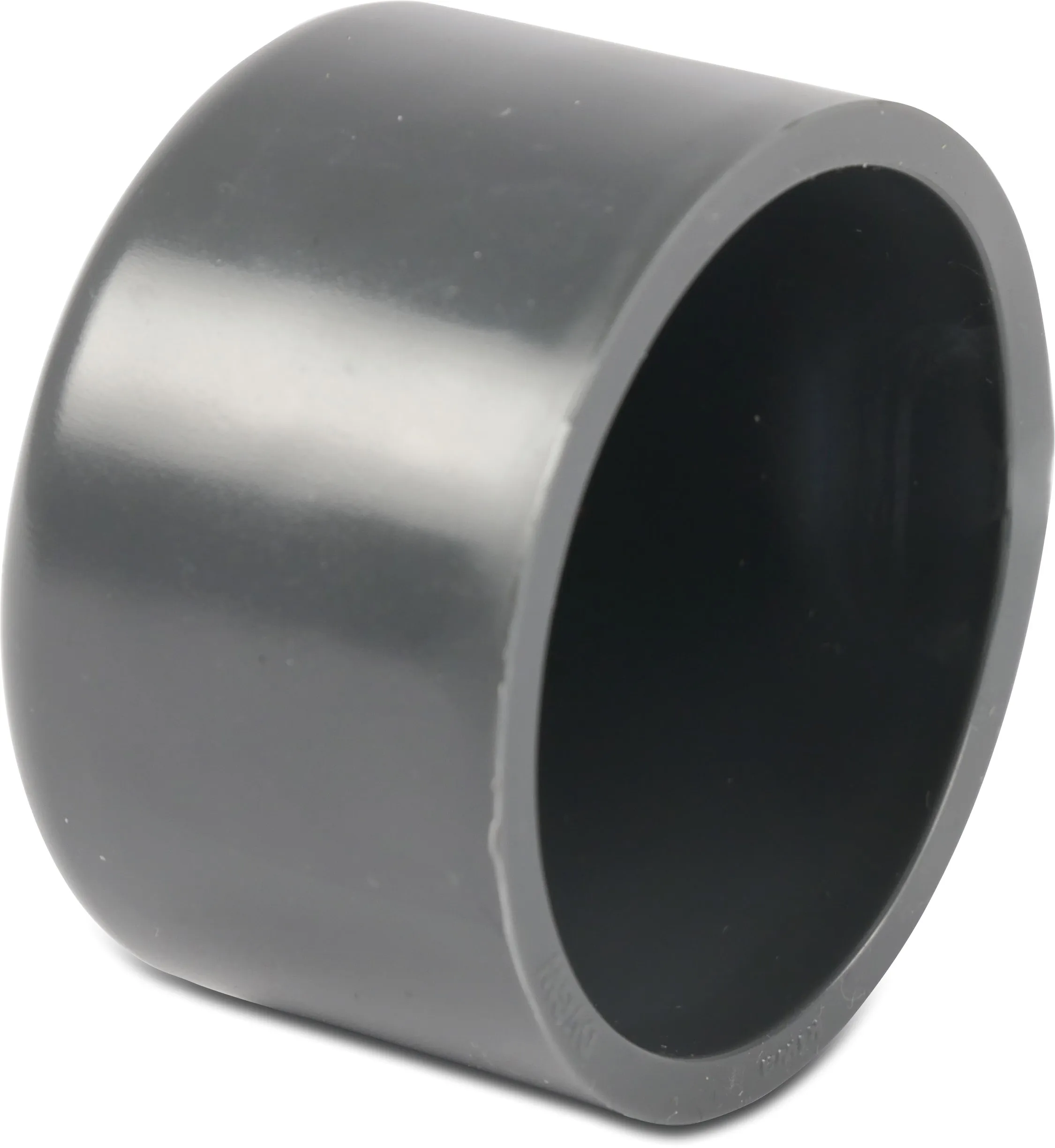 Eindkap PVC-U 20 mm lijmmof 16bar grijs