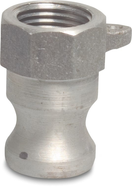 Quick coupler aluminium 3/4" male part Camlock x female thread 16bar type Camlock A