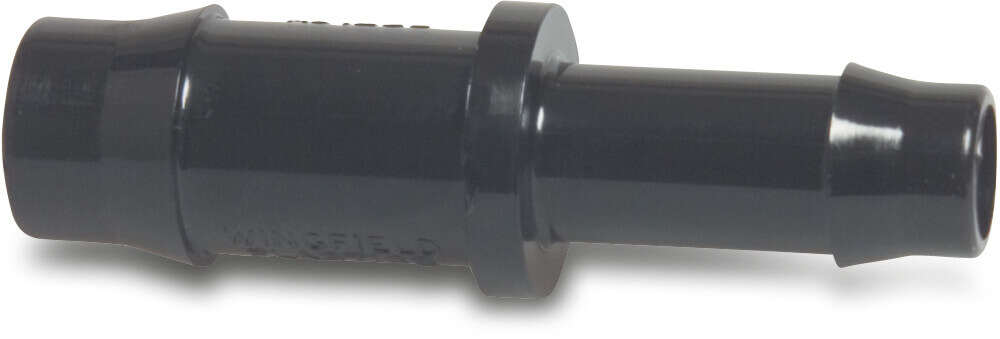 Barbed reducer PA (nylon) 10 mm x 6 mm hose tail 10bar black type WF