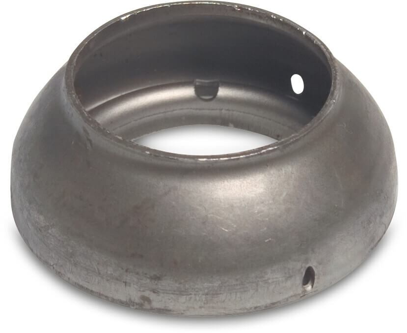 Quick coupler steel 89 mm male part Perrot x butt welding black type Perrot