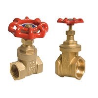 Brass gate valves